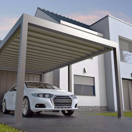 Inspirace Carport ARTOSI – hliníkový přístřešek pro auta
